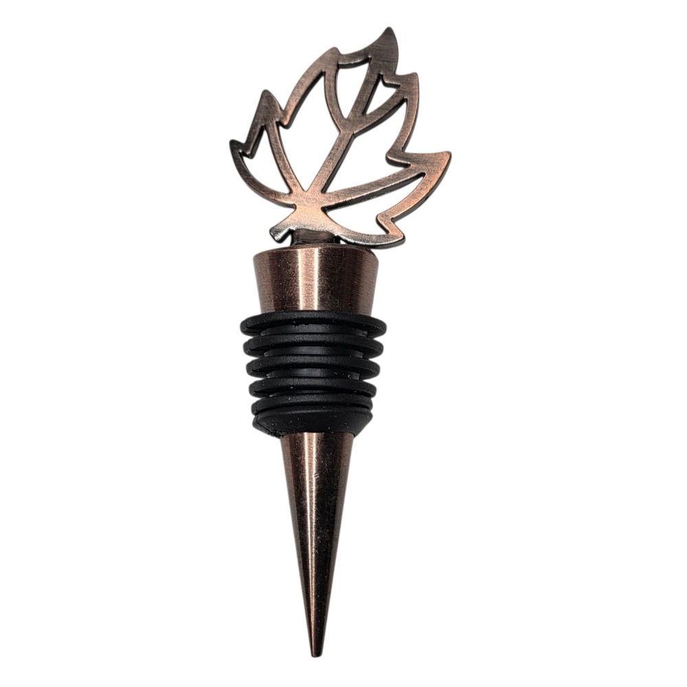 Copper Maple Leaf Wine Bottle Stopper Decorative Bar Accessories Home Decor Gift